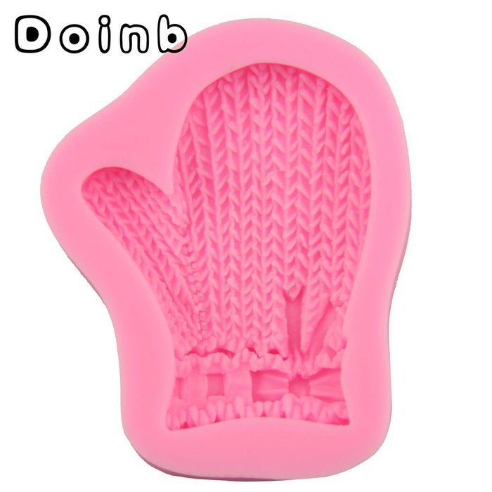 Doinb Christmas Trees Santa Claus Snowman Deer FDA Silicone Fondant Molds Outer Size 7.3x7.3x1.2cm GJM-2800 N46