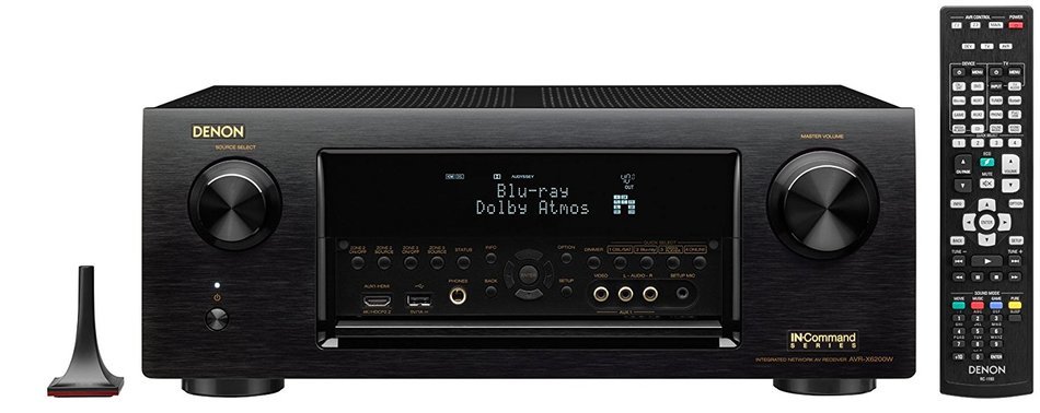 Denon AVRX6200W 9.2 Channel Full 4K Ultra HD AV Receiver with Bluetooth and Wi-Fi N5