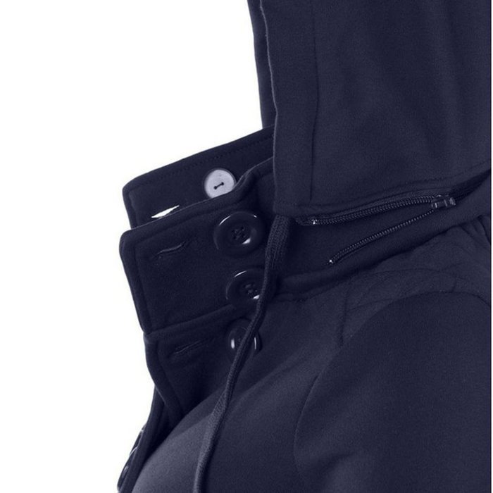 Outwear,Morecome Winter Women Warm Double-breasted Hooded Slim Jacket N17