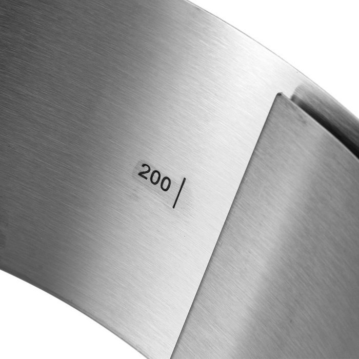 Adjustable Size( 6-12'')Cake Mold Mousse Setting Ring with Stainless Steel N6