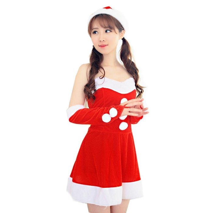 Christmas Costume Fancy Dress ,BeautyVan Women Sexy Santa Christmas Costume Fancy Dress Xmas Office Party Outfit N55