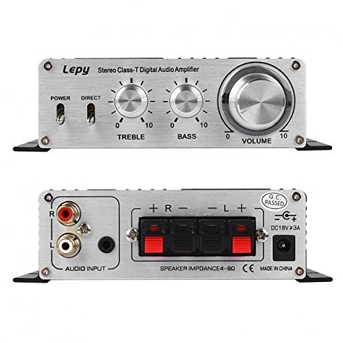 JouerNow LP-2051 250W 2 CH Output Power Audio Amplifier AMP HI-FI Digital Stereo N7