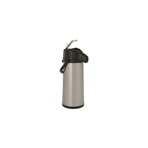 Bloomfield 7763-ALB Airpot, Lever Action, 74-Ounce Capacity, Glass Liner, Black, Brew-Through Stem, 20" Length...