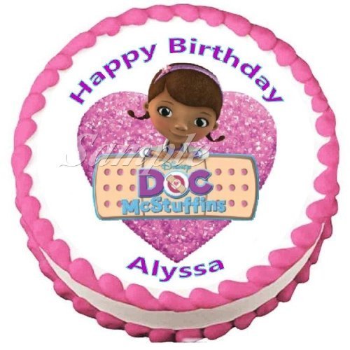 Doc McStuffins Edible Frosting Sheet Cake Topper - 7.5" Round