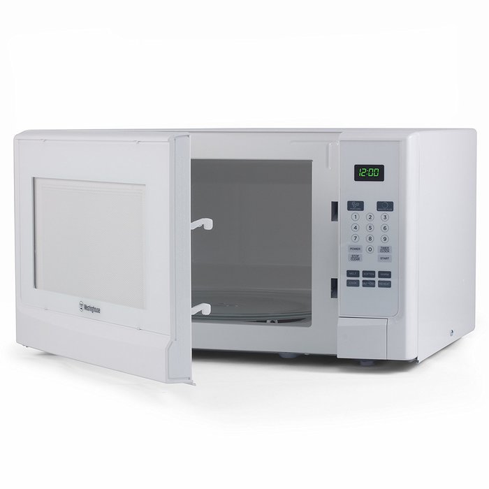 Westinghouse WCM16100W 1000 Watt Counter Top Microwave Oven, 1.6 Cubic Feet, White Cabinet N5