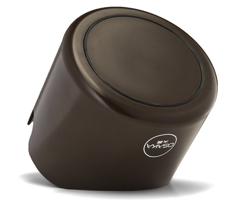 Osaka, Shock-Absorbent Espresso Knock Box - Durable 4.7 Inch Barista Style Knockbox "Kawachi Fuji Garden" (Red) N8