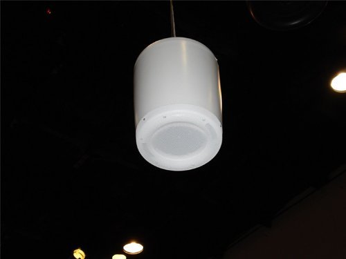 Atlas Sound PM8CX-W Pendant Mount Speaker Coaxial, 150 Watts, 90 Degree Dispersion (White) N2