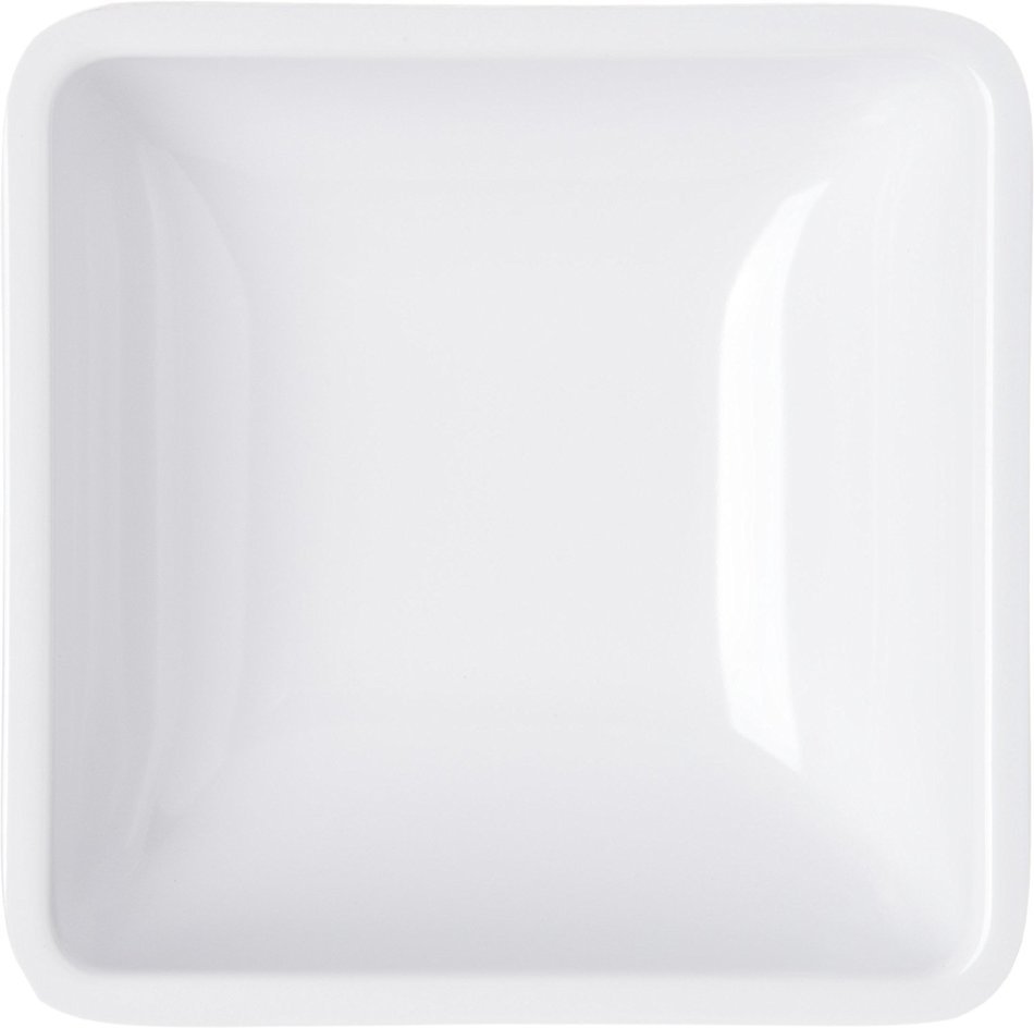 Carlisle 086002 Melamine Single Square Ramekin, 2-oz. Capacity, 2-3/4 x 2-3/4 x 1", White (Case of 48) N7