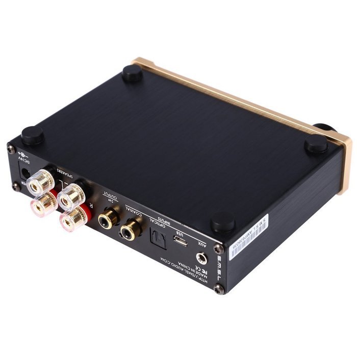 GBtiger Audio Component Amplifiers, SMSL-Q5Pro USB Coaxial Optical Bass Stereo Digital Audio Amplifier with Remote... N14