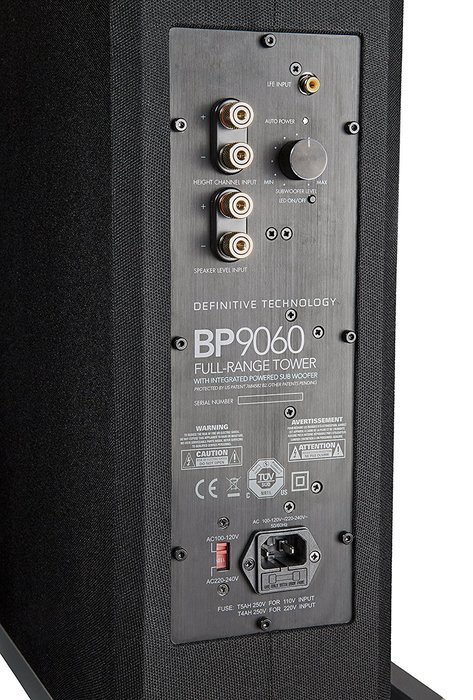 Definitive Technology BP9060 High Power Bipolar Tower Speaker with Integrated 10" Subwoofer - (Single Speaker) N5