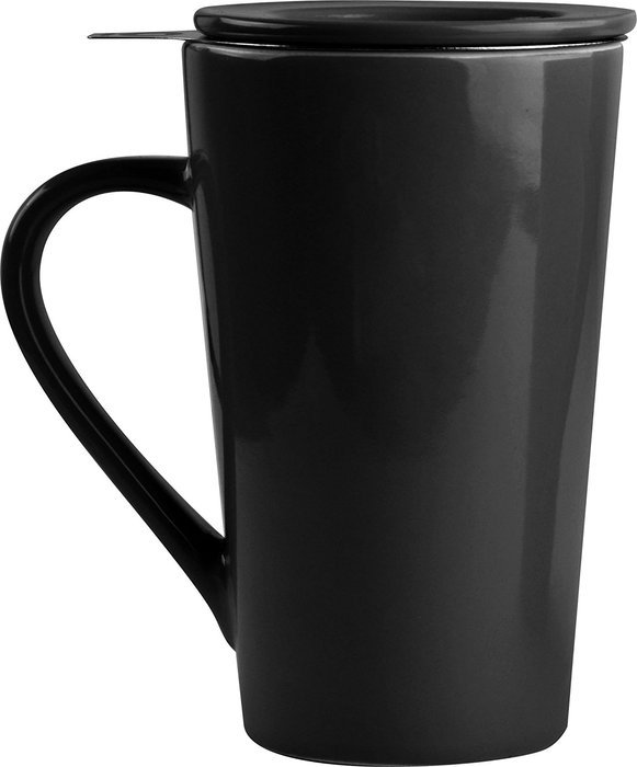 Asobu TEA TIME MUG SET a large 15 ounce loose leaf tea stainless steel infuser and porcelain mug with saucer (... N7