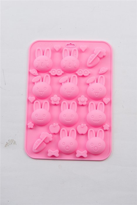 Multi-hole Silicone Lovely Rabbit Chocolate Ice Mold Cake Baking Mould Cartoon N4