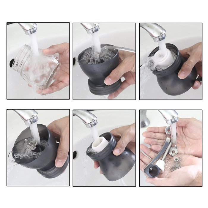 Coffee Grinder, Aidodo Hand Burr Coffee Grinder Manual Coffee Grinder, 100 Gram N3