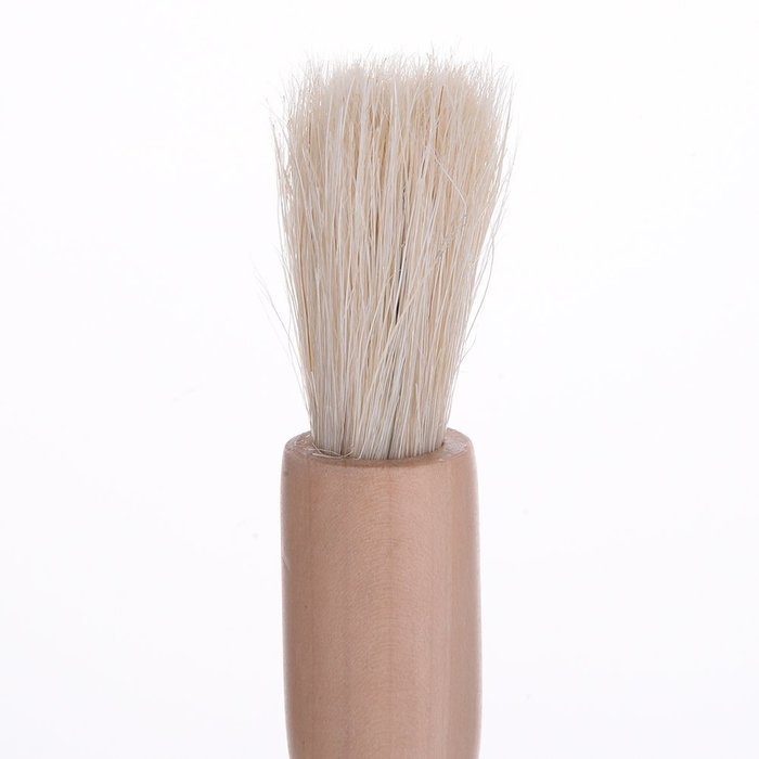 Awtang New Log + Pig Mane Coffee Espresso Cleaning Brush Wood Handle Brush N5