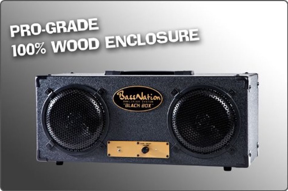 BlackBox High Power Plug n Play Audio System Connects To TV, iPod, iPhone, Smart Phone, and Gaming Consoles N6