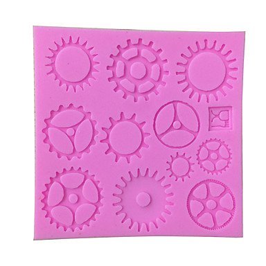 Sher Wheels Type Candy Fondant Cake Molds For The Kitchen Baking Molds N3