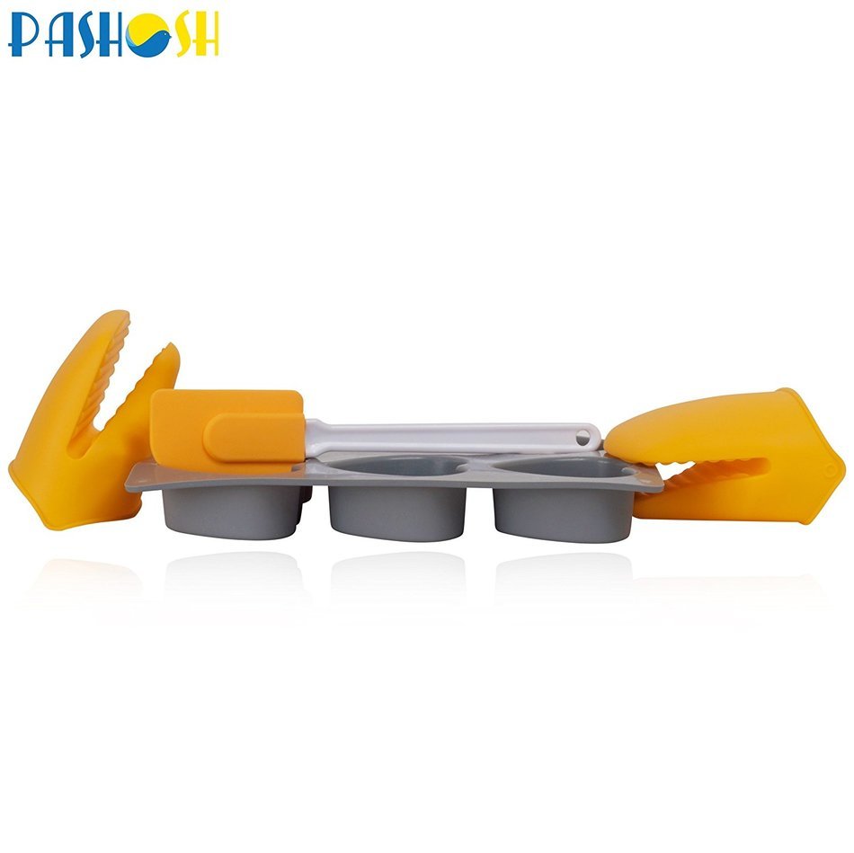 Pashosh Cookware Silicone Baking Molds Set - 9 Piece