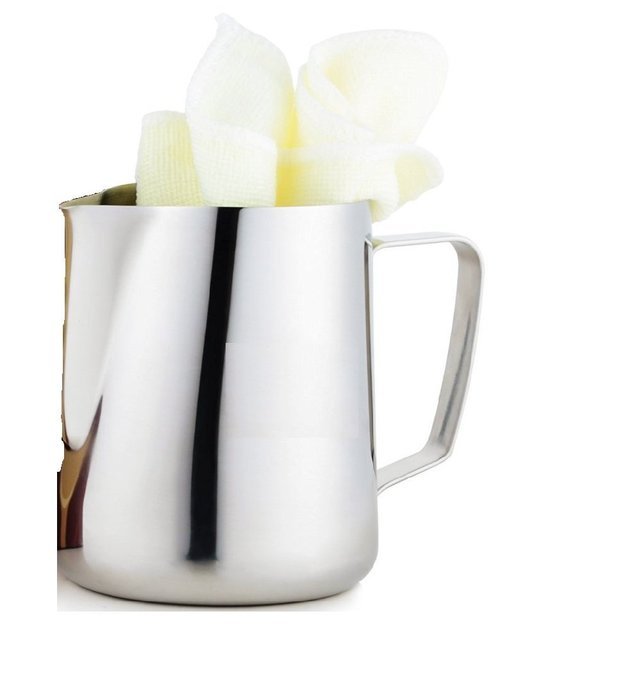 STREET CRAFT Stainless Steel Frothing Pitcher for Espresso Machines, Milk Frothing Pitcher & Latte Art 24 Oz N2