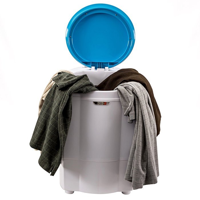 The Laundry Alternative Miniwash Portable, Compact Mini Washing Machine (Blue) with 3 Year Full Warranty N3