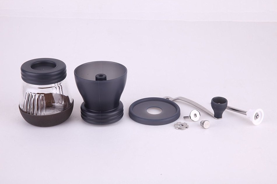 CoastLine Ceramic Burr Manual Coffee Grinder | Hand Crank Coffee Grinder for Espresso Coffee Bean Grinder for... N3