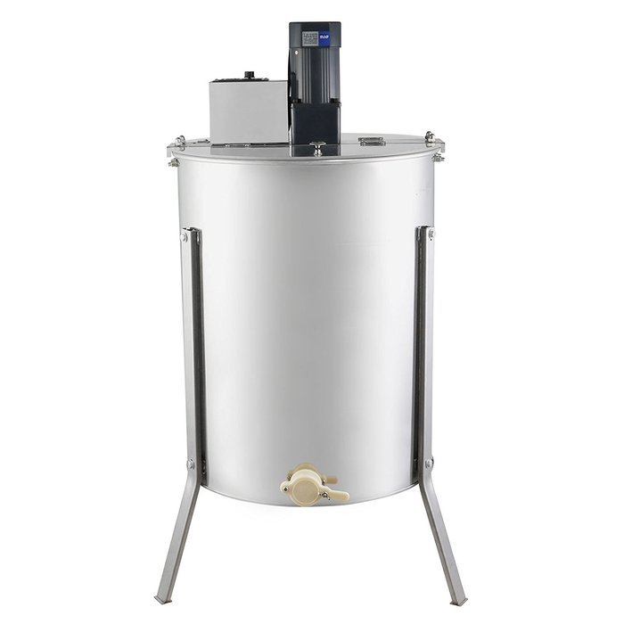 Sundaynmay Honey Extractor 4/8 Frame Hive Bee Drum Keeping Pro Steel Industry Steel Durable Cottage 304 Stainless... N3