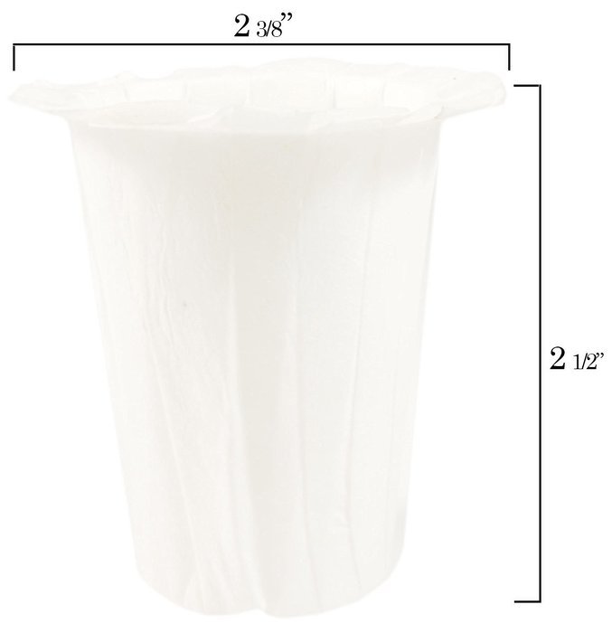 K Carafe Compatible Paper Disposable Filters, Paper K Carafe Filter Cups-(90 Filters) N5