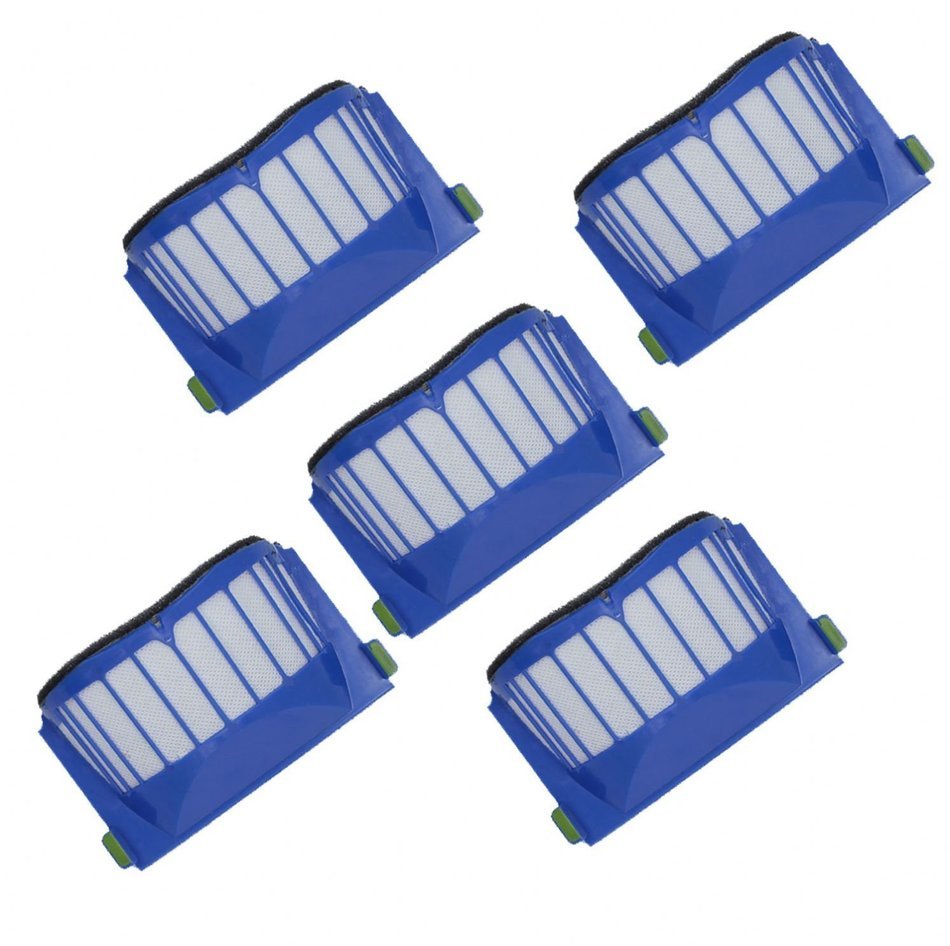 5 pack filter for irobot roomba 600 replacement kit