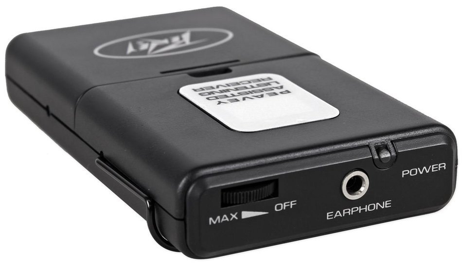 Peavey ALSR 72.9 Mhz Assisted Listening Receiver Body Pack for ALS 72.9 System Antenna N4