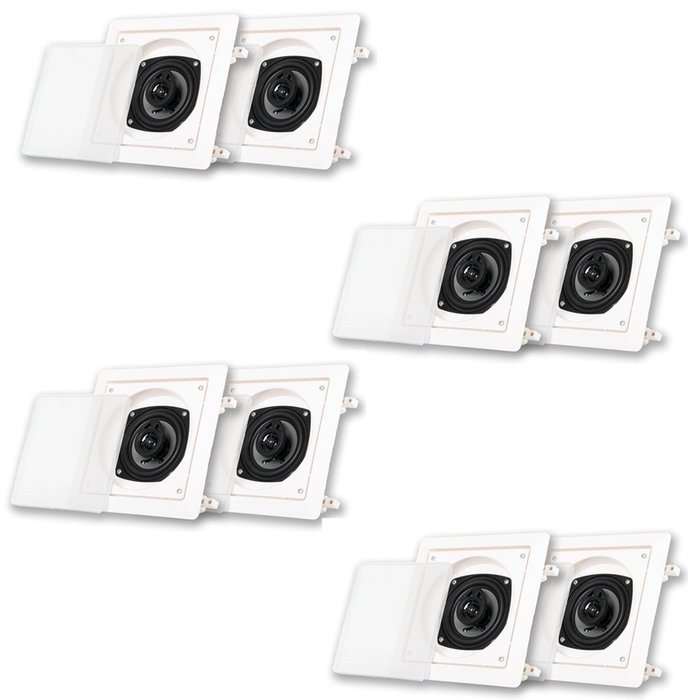 Acoustic Audio CS-I42S-4PR 150 Watt 4" 2-Way Home Theater In-Wall/Ceiling Speakers (4-Pair)
