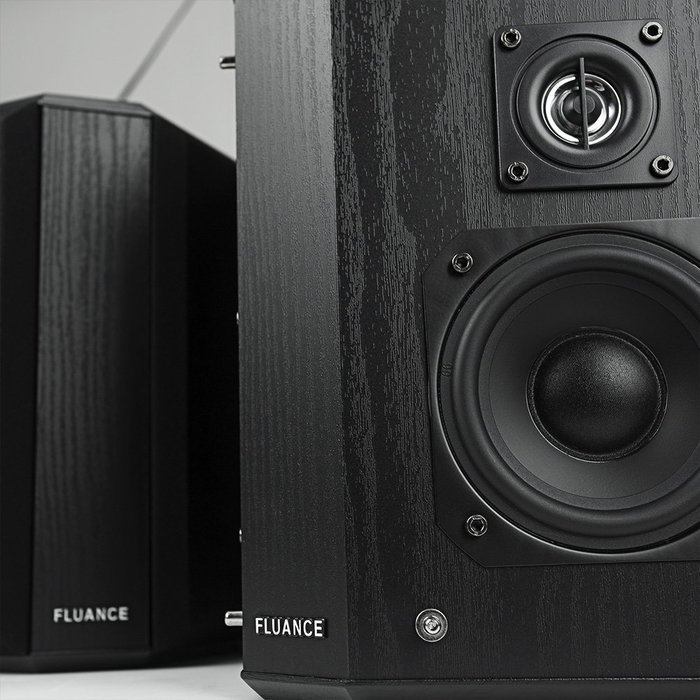 Fluance AVBP2 Home Theater Bipolar Surround Sound Satellite Speakers N4