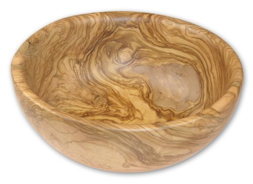 Berard Olive-Wood Handcrafted Fruit Bowl, 9 Inch N2