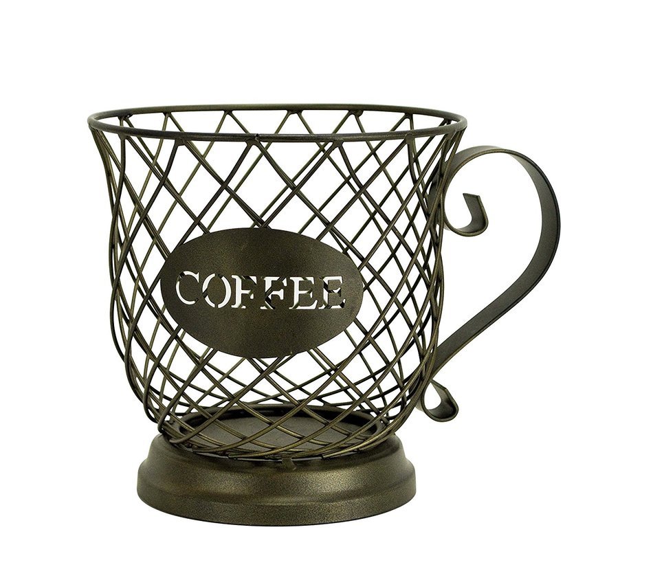 Boston Warehouse Large Mug Kup Keeper Storage for Coffee and Espresso Pods N2