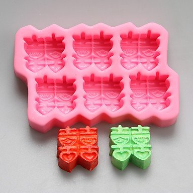 Y&XL&H Xi DIY Chocolate Silicone Molds,Cake Molds,Soap Molds,Decoration Tools Bakeware N10