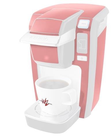 Solids Collection Pink - Decal Style Vinyl Skin fits Keurig K10 Mini Plus Coffee Makers (KEURIG NOT INCLUDED)