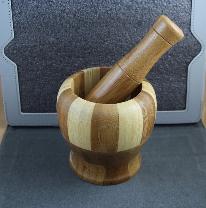 1 Pieces Mixing Bowl for Mortar & Pestle Garlic Masher Spice Crusher Grain dehusking N7