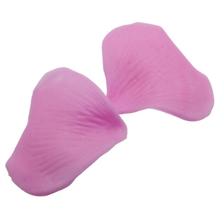 FOUR-C Cake Making Supplies Petal Silicone Veiners Cupcake Decorating Molds Color Pink