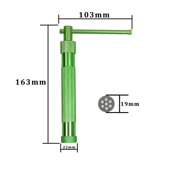Highfine 20pcs Paste Extruder Clay Sugar Craft Fondant Cake Gun Cake Sculpture Decor N4