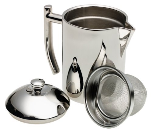 Frieling USA 18/10 Stainless Steel Tea Maker with Infuser Basket, 20-Ounce N2