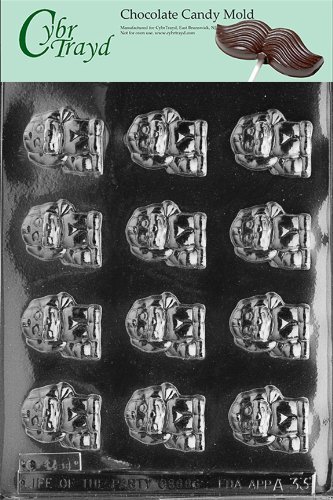 Cybrtrayd A033 Puppies Animal Chocolate Candy Mold, Bite Size