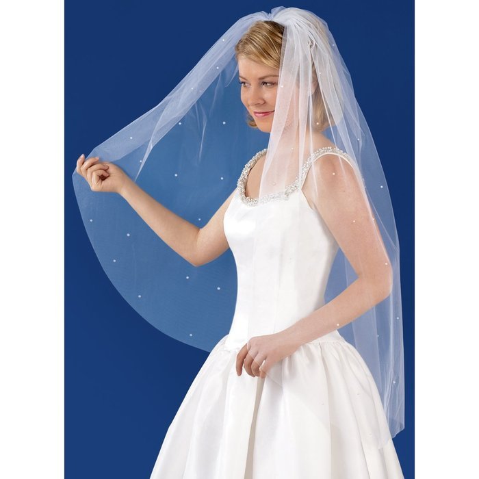 Wilton 120-026 Veil Pearls Blunt Edge, 38 by 72-Inch
