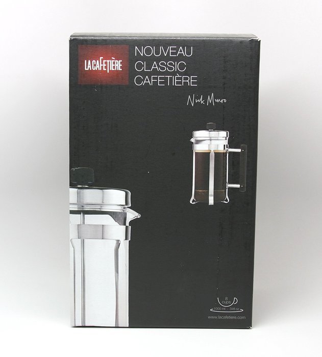 La Cafetiere Classic Nouveau 8Cup French Press (Stainless Steel) N3