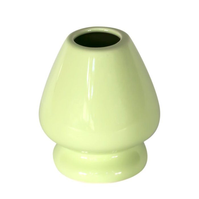 KENKO - Matcha Whisk (Chasen) + Whisk Stand - GREEN - Ceramic Holder for Bamboo Matcha Chasen - Best Japanese...