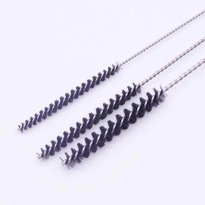 Maveek 8.2" Inch Black Nylon Tube Brush Pipe Cleaning Brushes,Set of 10 N7