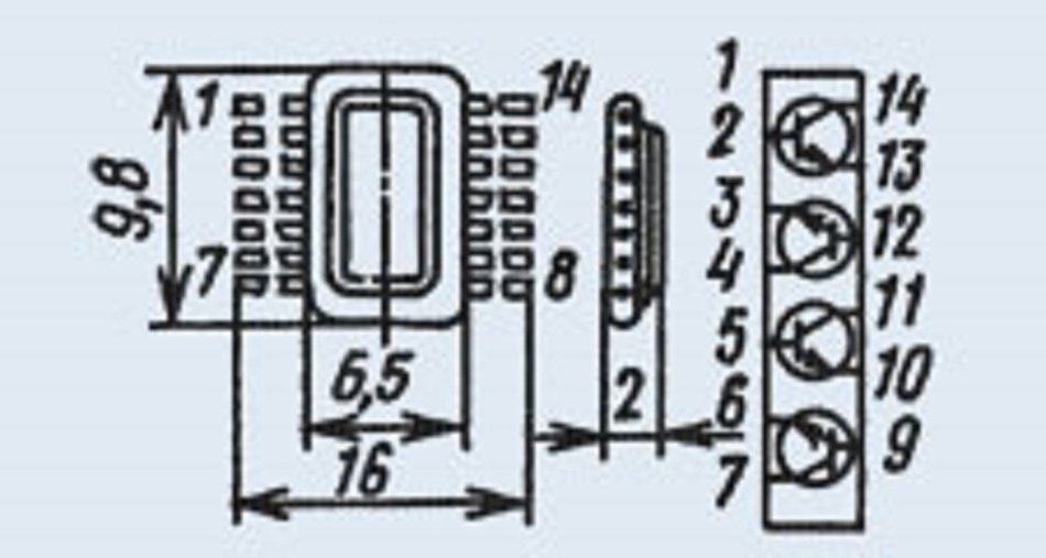 Transistors silicon 1NT251 USSR 2 pcs N2