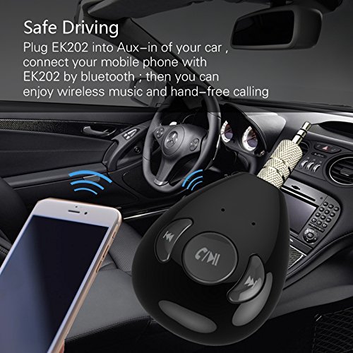 Dr. Queen Bluetooth Receiver Portable Wireless Bluetooth Audio Receiver Transmitter for Car Home Audio Music N19
