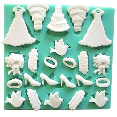 Sher Dress Shoes Baking Fondant Cake Chocolate Candy Mold,L11.6cmW11.6cmH0.9cm