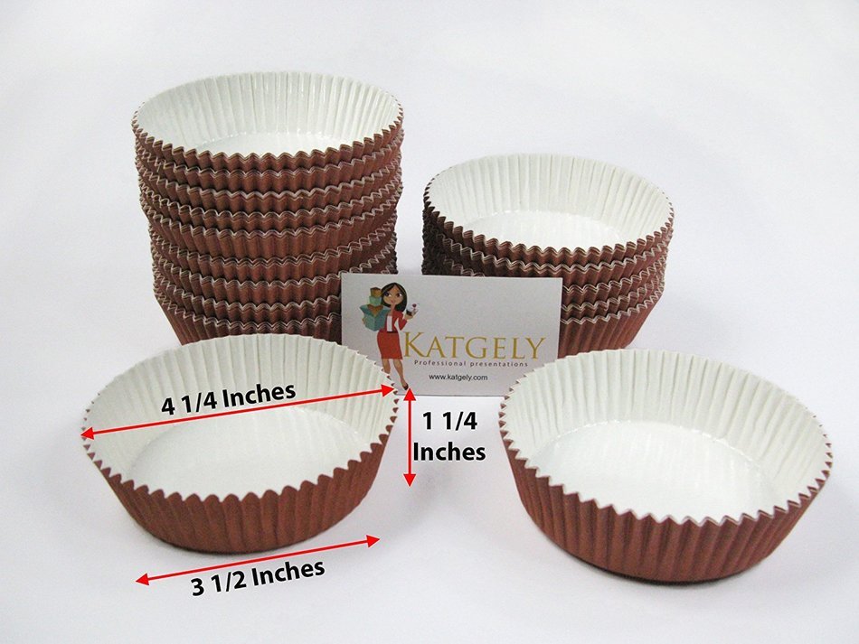 Katgely Extra Thick Round Paper Mold (Pack of 100) N2