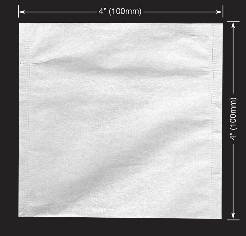 Special Tea Company 4 by 4-Inch 200-Piece Empty Tea/Herb Bags, Jumbo N2