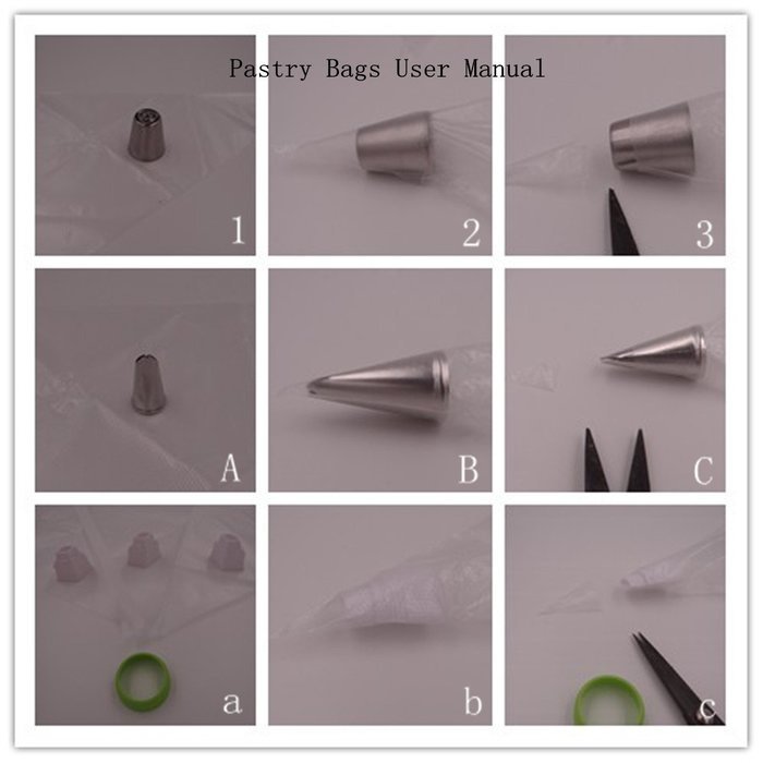 Home Papa Russian Piping Tips Icing Nozzles (Pack of 23): for Cakes Cupcakes Decoration - 7 for Flowers and 2... N8