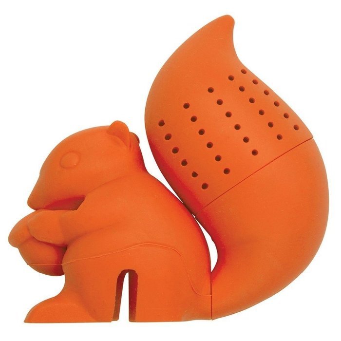Graces Dawn&reg; Faucet Tea Infuser 100% Food Grade Silicone Available dishwasher for cleaning (Squirrel Shape) N4